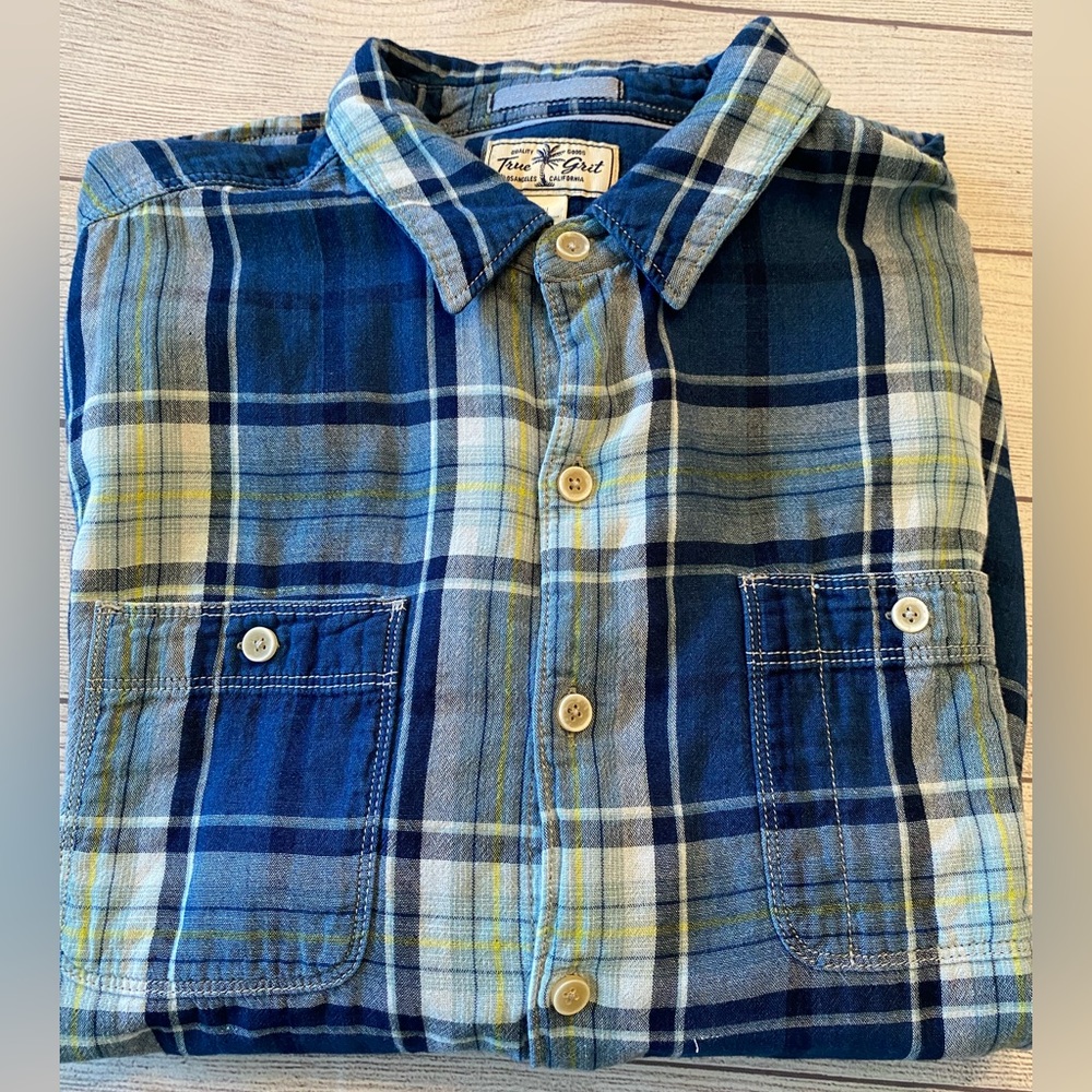 True 🌴 Grit Plaid Shirt